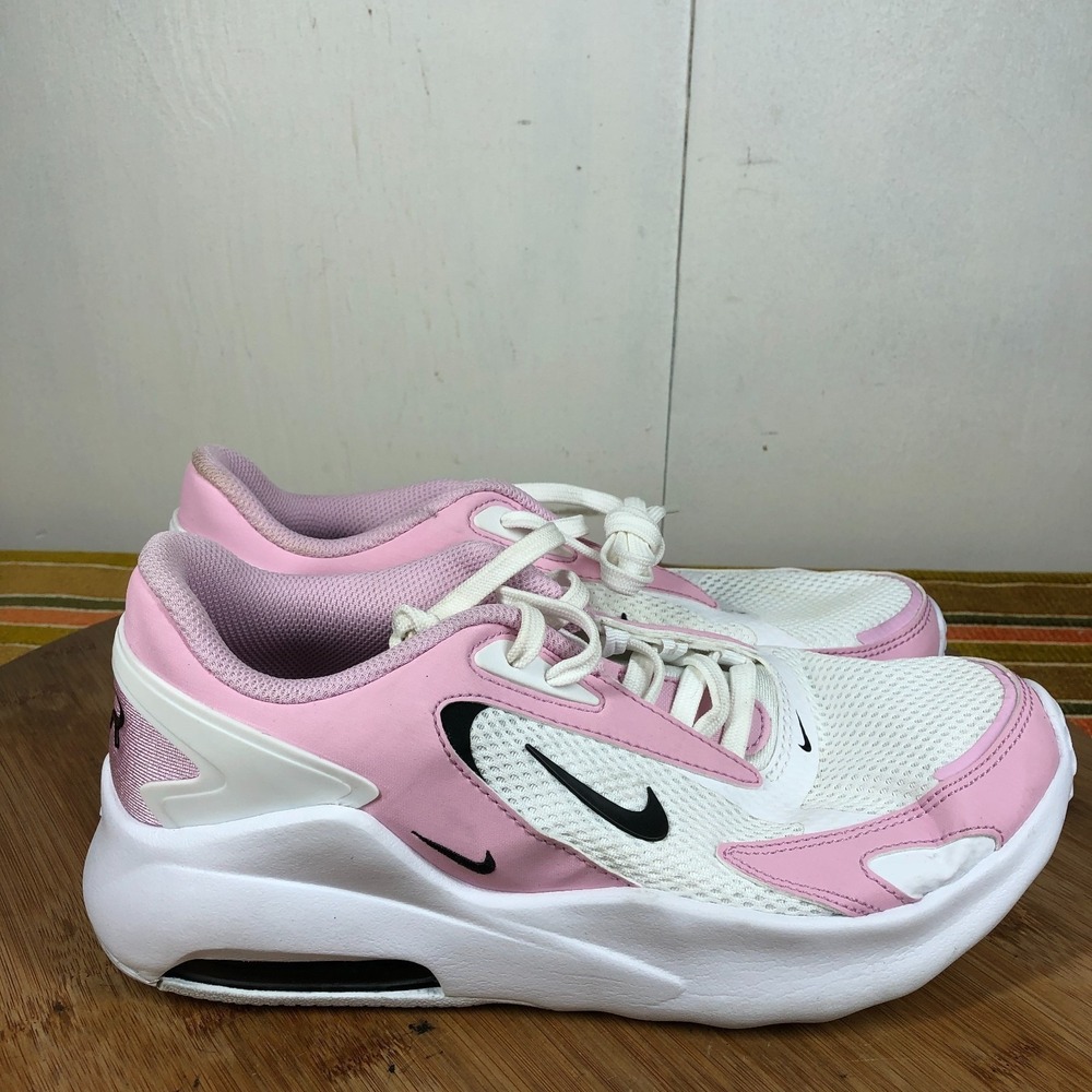 Nike Air Max Bolt Womens size 8.5 shoes White Pink Running athletic sneakers